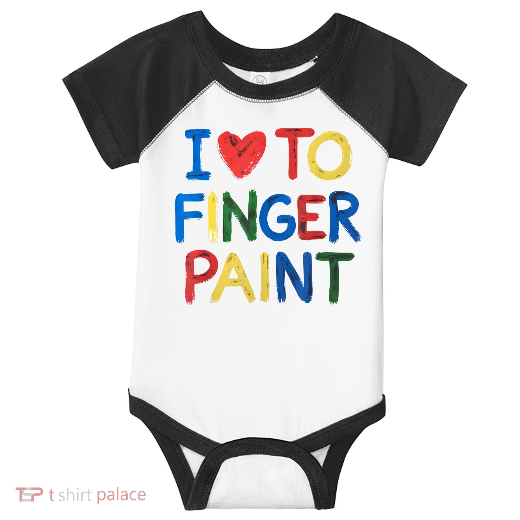 I Love To Finger Paint IM Paint Infant Baby Jersey Bodysuit
