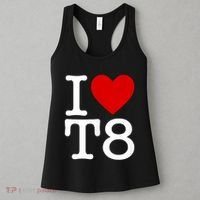 I Love T8 I Heart T8 I Love Heart T8 Women's Tank Top thumb 3