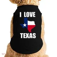 I Love Texas Doggie Tank thumb 0