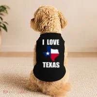 I Love Texas Doggie Tank thumb 2