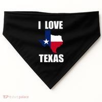 I Love Texas USA-Made Doggie Bandana thumb 0