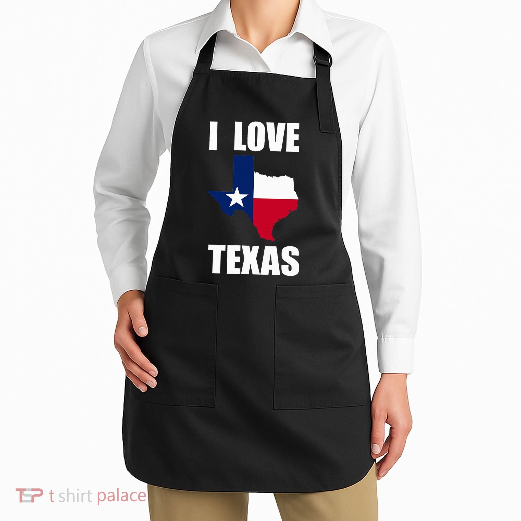 I Love Texas Apron