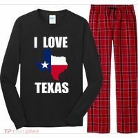I Love Texas Long Sleeve Pajama Set thumb 0