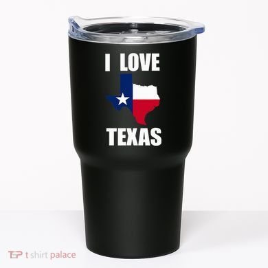 I Love Texas Tumbler