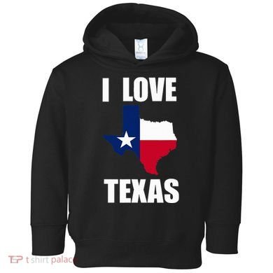 I Love Texas Toddler Hoodie