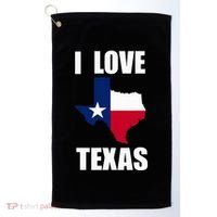 I Love Texas Golf Towel thumb 0