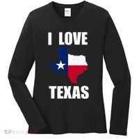 I Love Texas Women's Long Sleeve Shirt thumb 0
