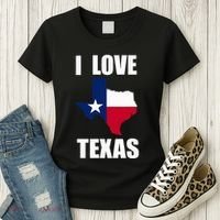 I Love Texas Women's T-Shirt thumb 3