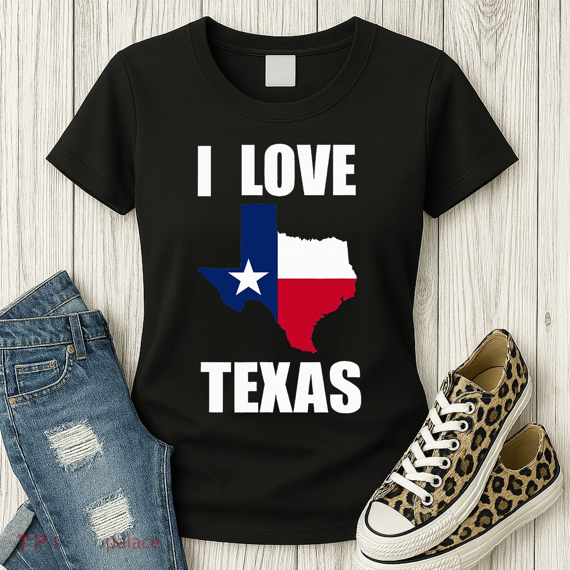 I Love Texas Women's T-Shirt