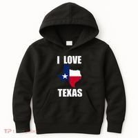 I Love Texas Kids Hoodie thumb 0