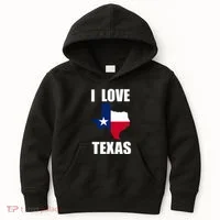 I Love Texas Kids Hoodie thumb 0