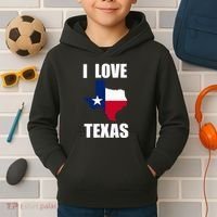 I Love Texas Kids Hoodie thumb 2