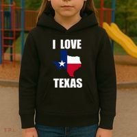 I Love Texas Kids Hoodie thumb 3