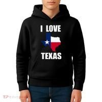 I Love Texas Kids Hoodie thumb 4