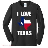 I Love Texas Kids Long Sleeve Shirt thumb 0