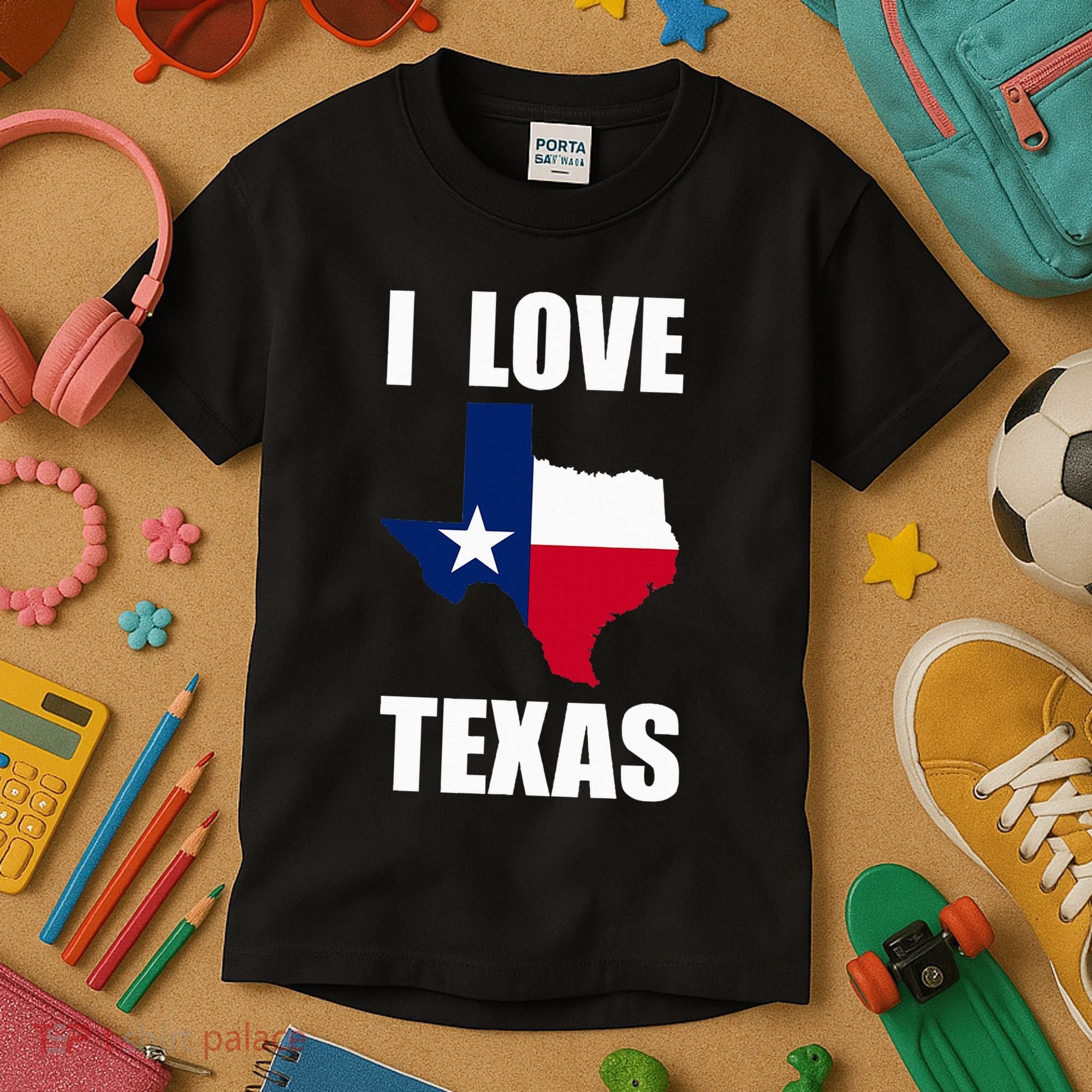 I Love Texas Kids T-Shirt