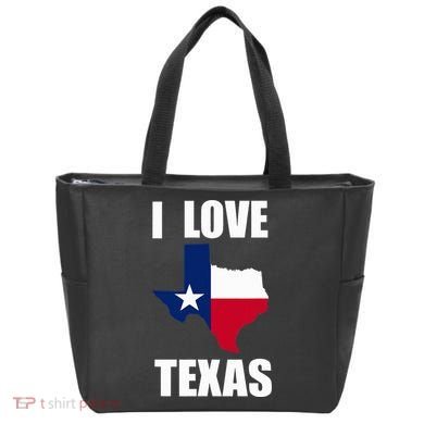 I Love Texas Tote Bag