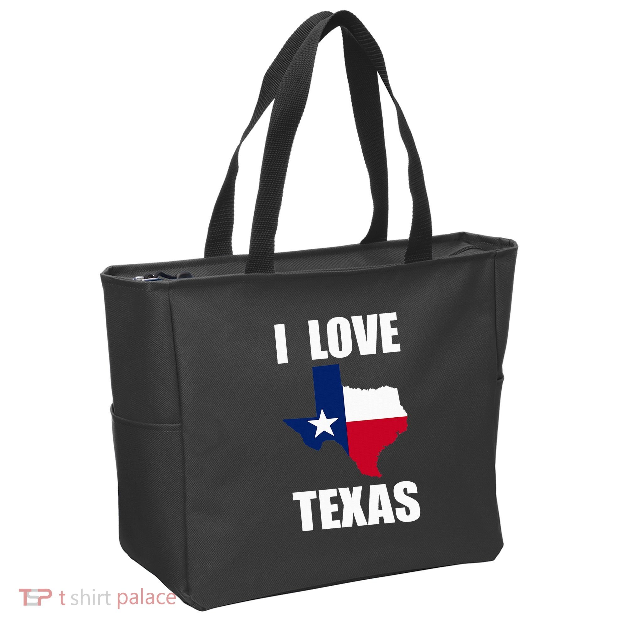 I Love Texas Tote Bag