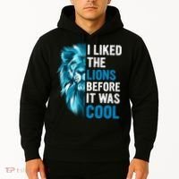 I Liked The Lions Before It Was Cool Trending Hoodie thumb 2
