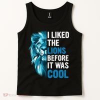 I Liked The Lions Before It Was Cool Trending Tank Top thumb 2