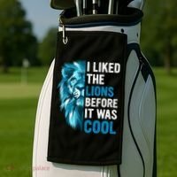 I Liked The Lions Before It Was Cool Trending Golf Towel thumb 2