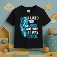 I Liked The Lions Before It Was Cool Trending Toddler T-Shirt thumb 3