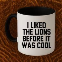 I Liked The Lion Before It Was Cool Funny Coffee Mug thumb 2