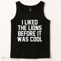 I Liked The Lion Before It Was Cool Funny Tank Top thumb 2