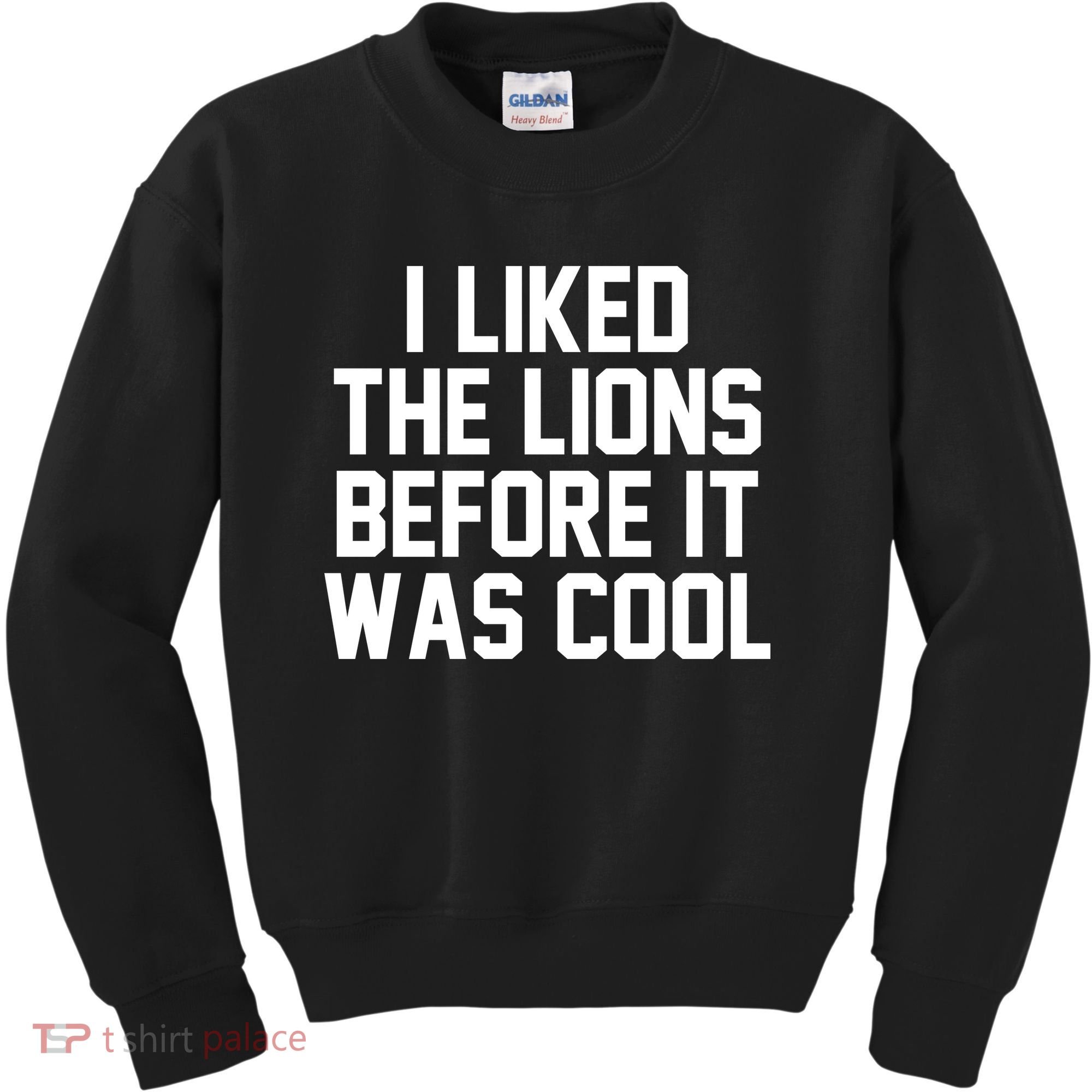 I Liked The Lion Before It Was Cool Funny Kids Sweatshirt