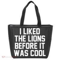 I Liked The Lion Before It Was Cool Funny Tote Bag thumb 0