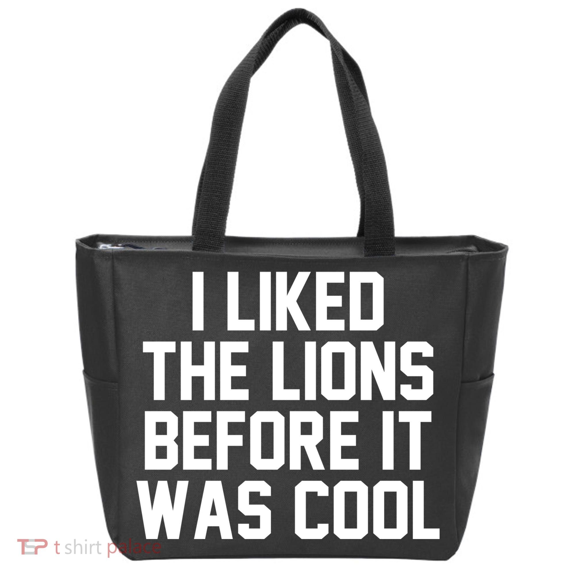 I Liked The Lion Before It Was Cool Funny Tote Bag