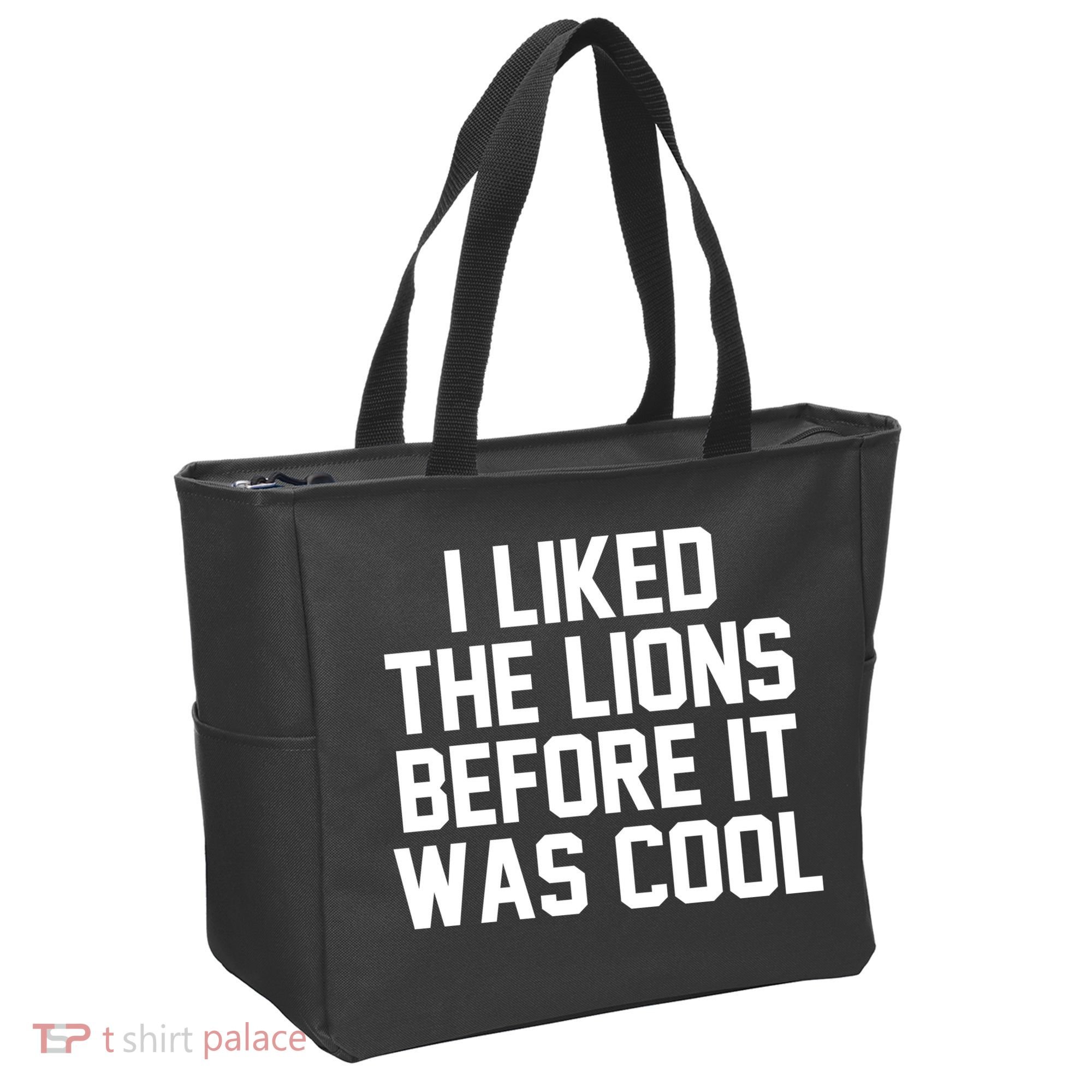 I Liked The Lion Before It Was Cool Funny Tote Bag