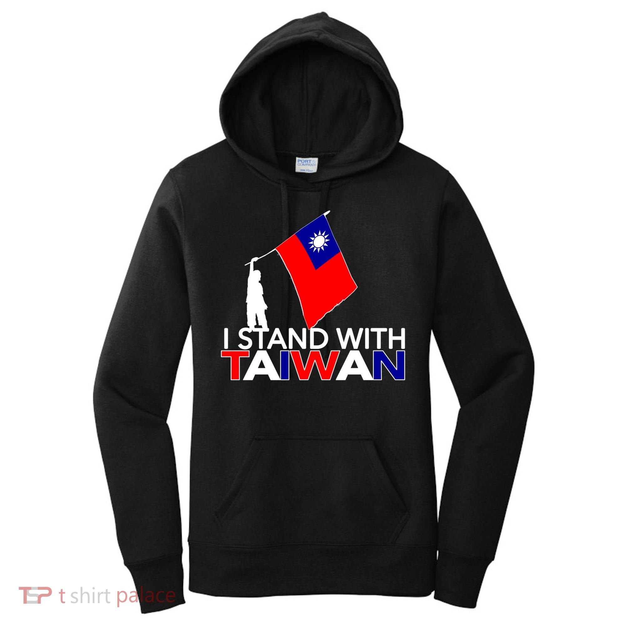 I Love Taiwan Flag Taiwanese Pride I Stand With Taiwan China Gift Women's Hoodie