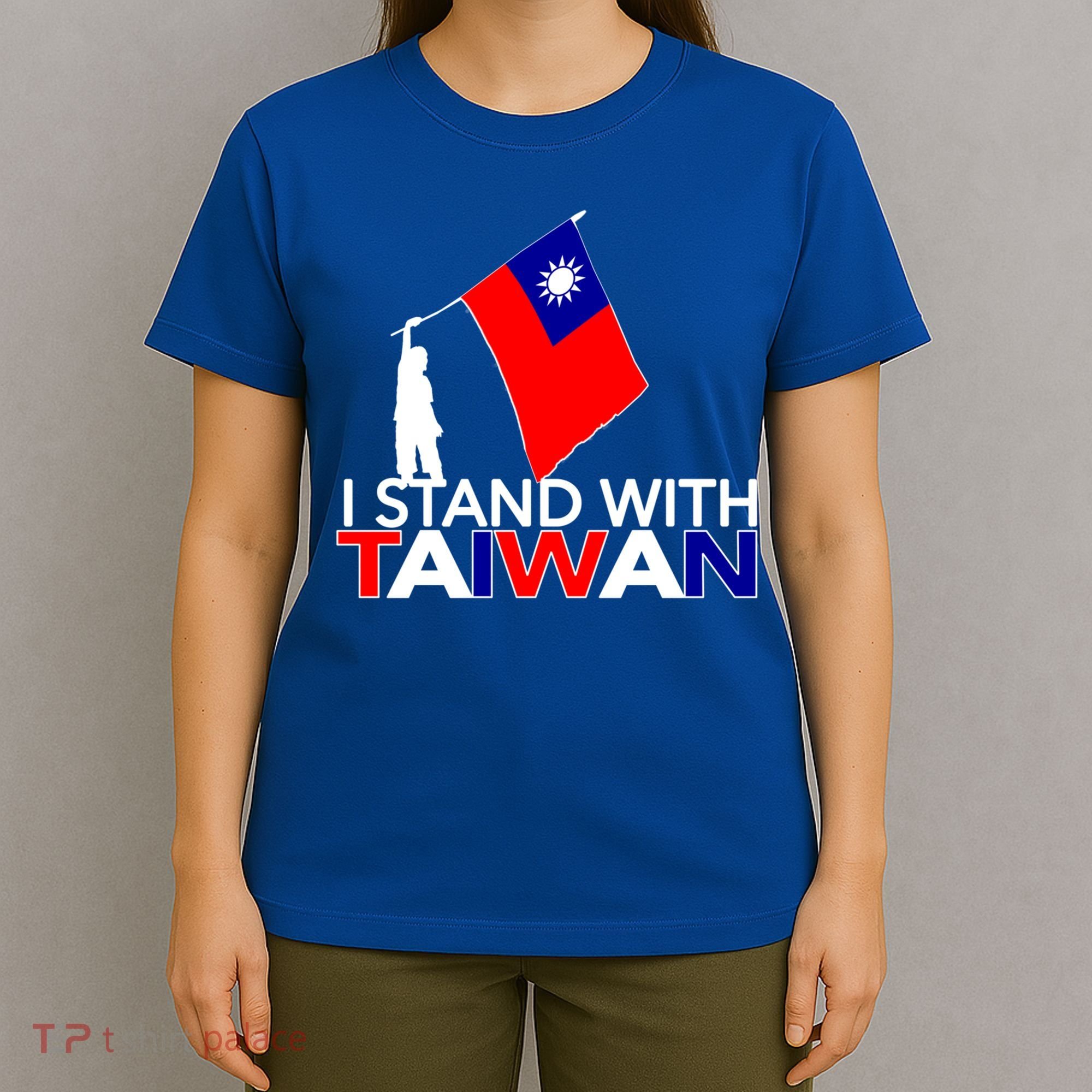 I Love Taiwan Flag Taiwanese Pride I Stand With Taiwan China Gift T-Shirt