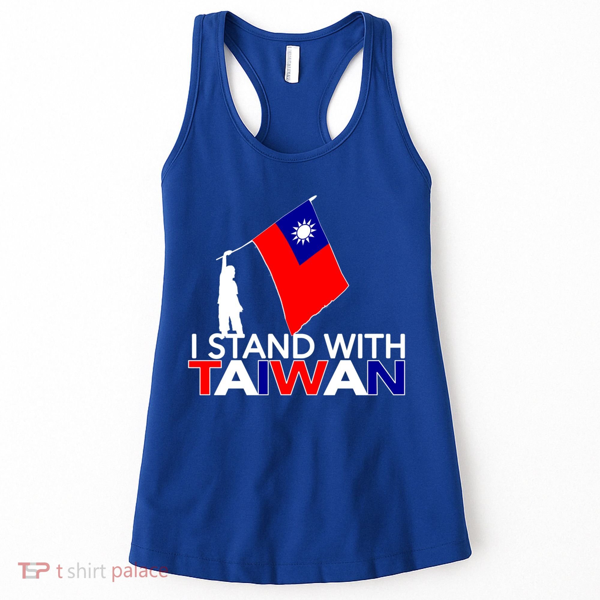 I Love Taiwan Flag Taiwanese Pride I Stand With Taiwan China Gift Women's Tank Top