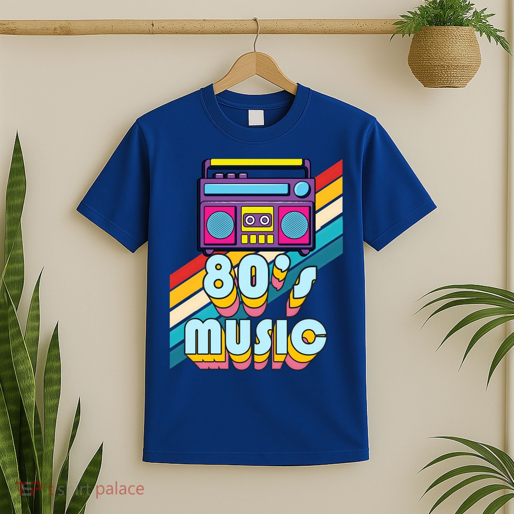 I Love The 80s Music Cute Gift Retro Vintage Eighties Style 1980 Gift T-Shirt