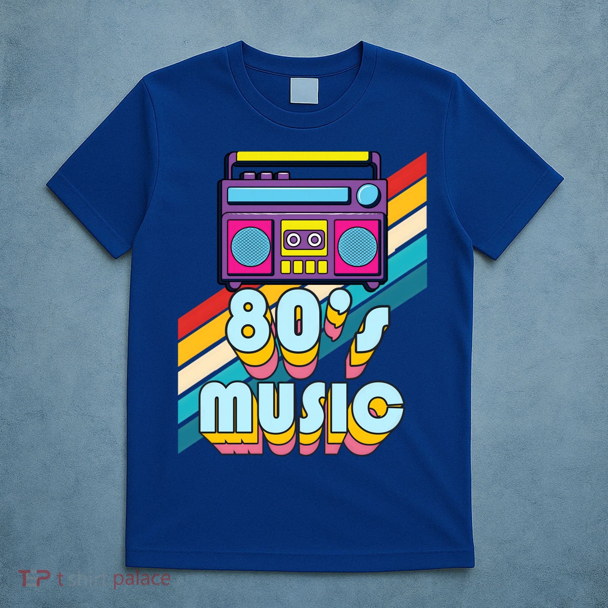I Love The 80s Music Cute Gift Retro Vintage Eighties Style 1980 Gift T-Shirt
