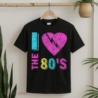 I Love The 80S 80s 90s Costume Party T-Shirt thumb 2