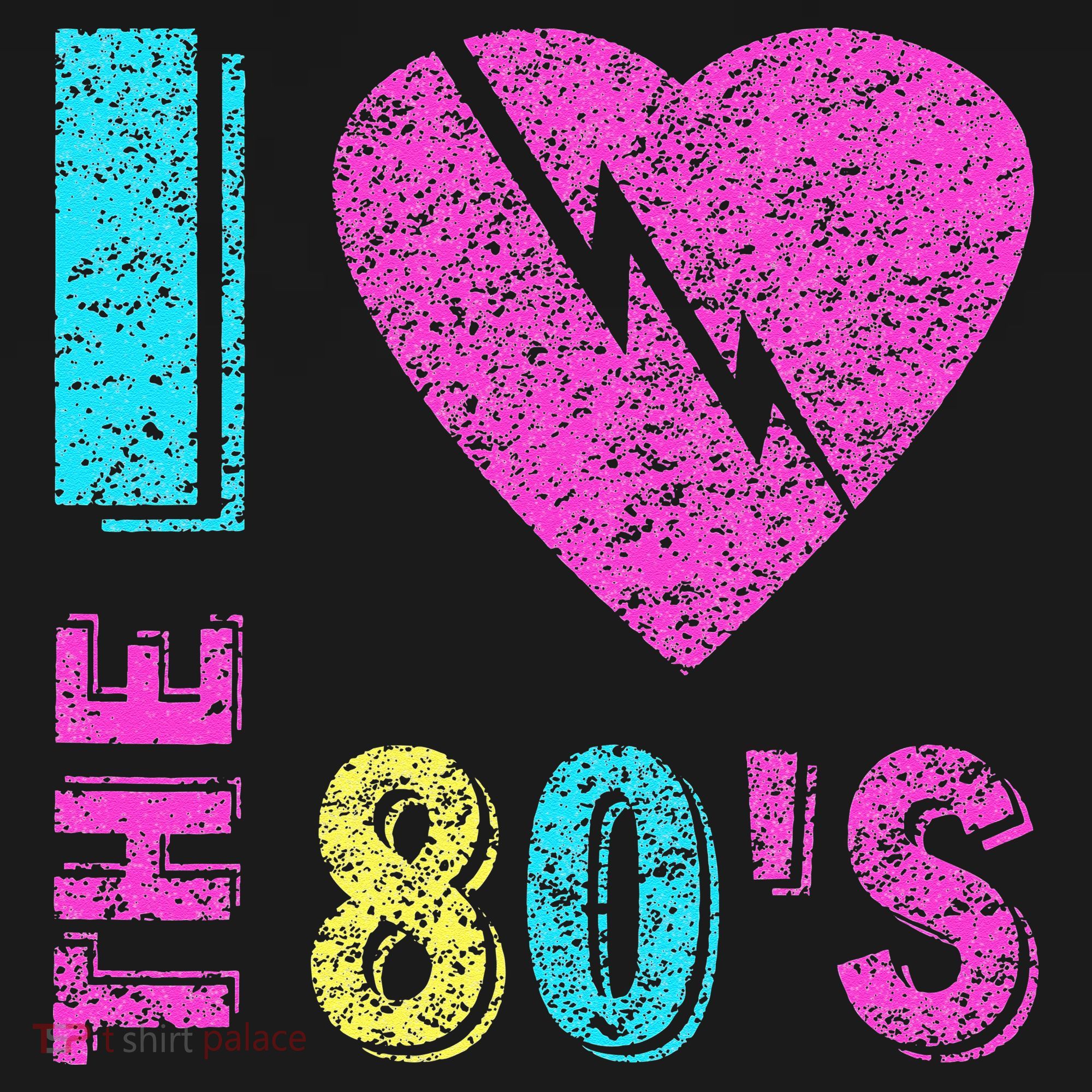 I Love The 80S 80s 90s Costume Party T-Shirt