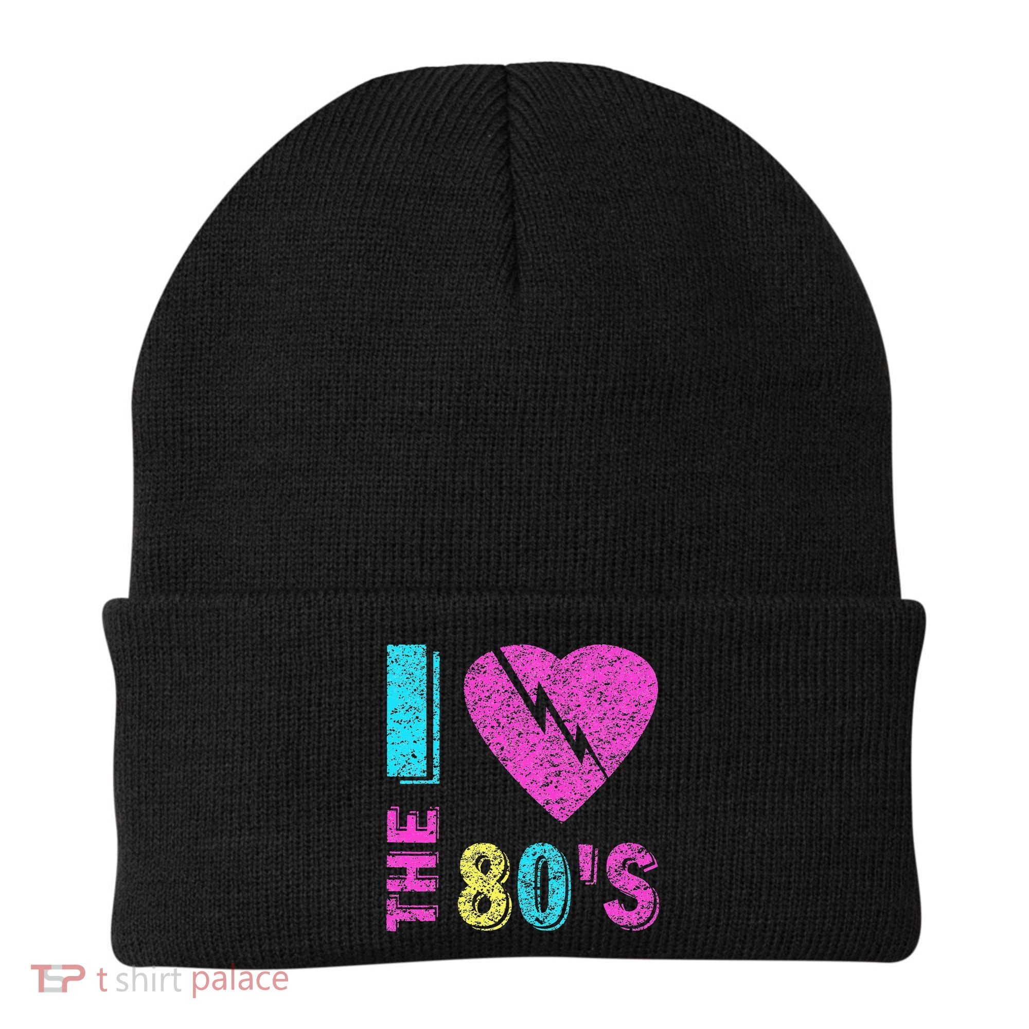 I Love The 80S 80s 90s Costume Party Beanie