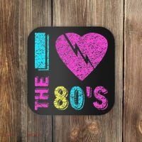 I Love The 80S 80s 90s Costume Party Coaster thumb 0