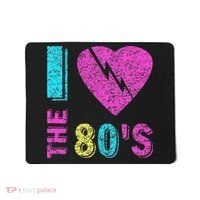 I Love The 80S 80s 90s Costume Party Mousepad thumb 0