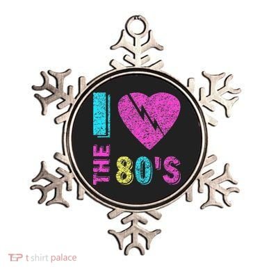 I Love The 80S 80s 90s Costume Party Ornament