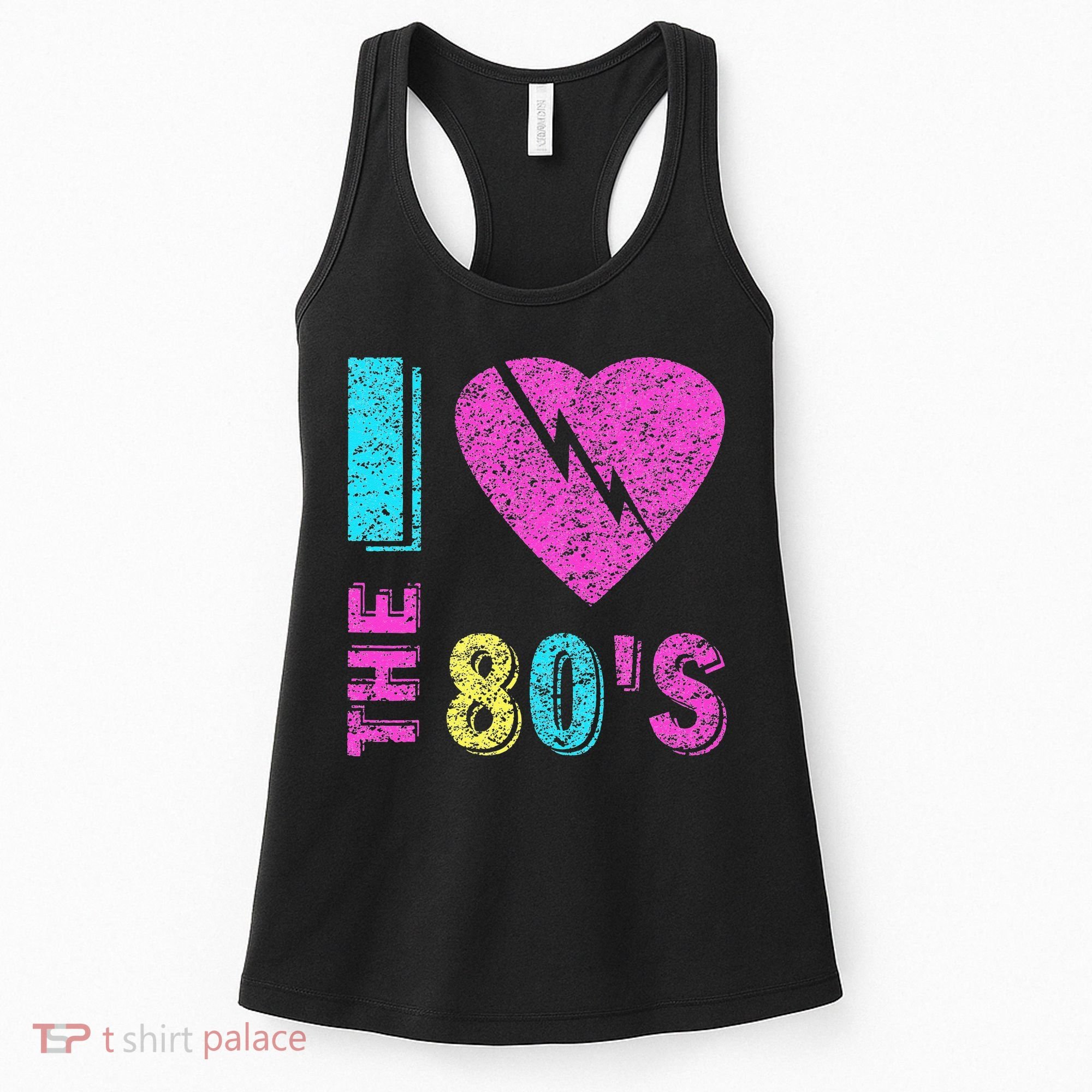 I Love The 80S 80s 90s Costume Party Women's Tank Top