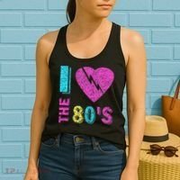 I Love The 80S 80s 90s Costume Party Women's Tank Top thumb 2