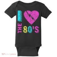 I Love The 80S 80s 90s Costume Party Baby Bodysuit thumb 0