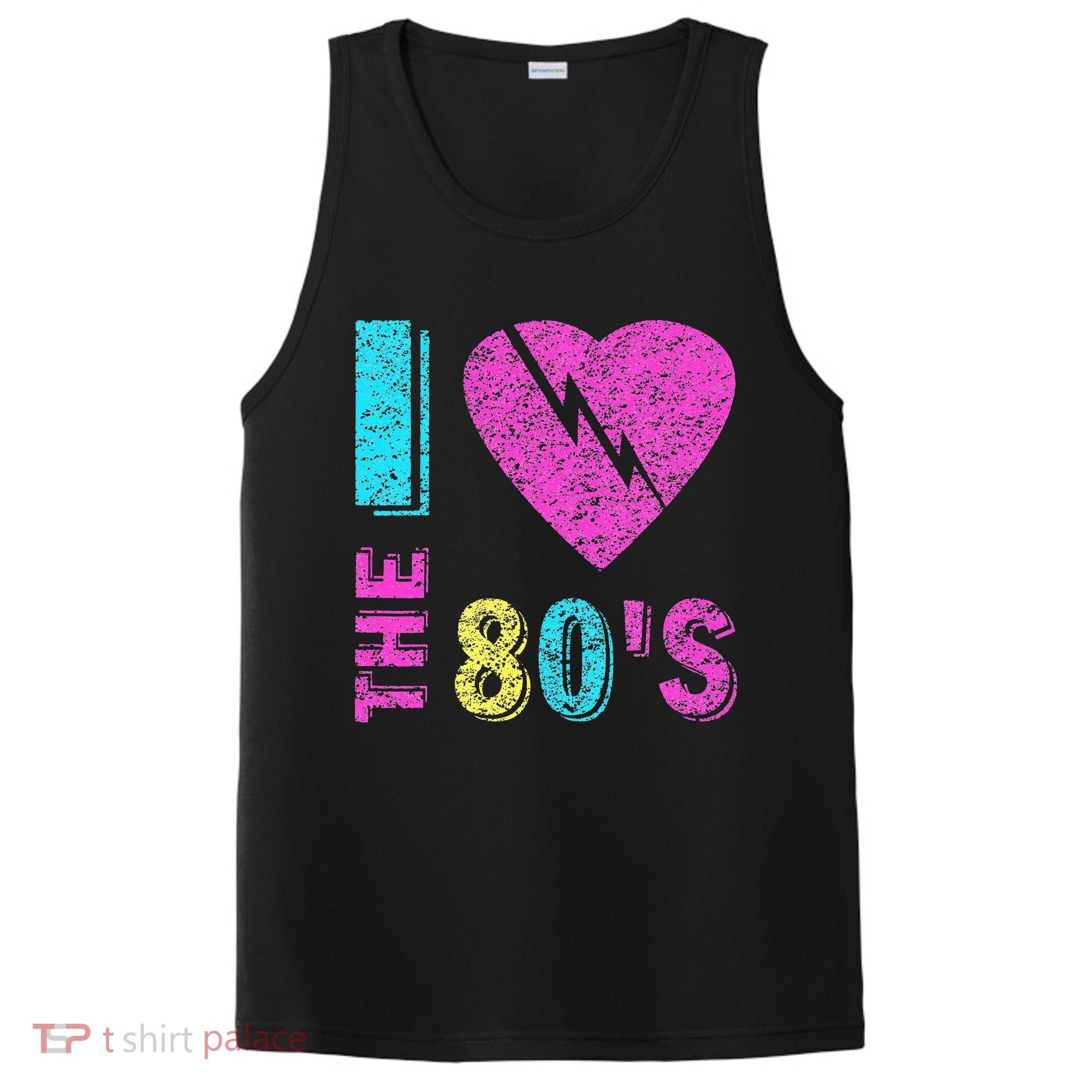 I Love The 80S 80s 90s Costume Party PosiCharge Competitor Tank