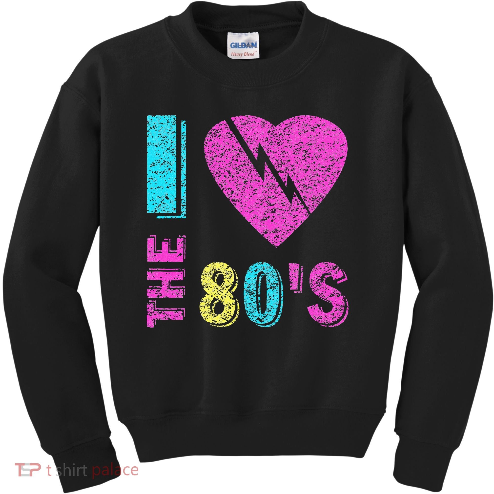 I Love The 80S 80s 90s Costume Party Kids Sweatshirt