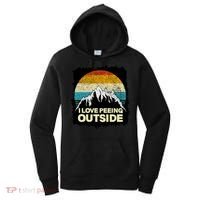 I Love To Pee Outside Funny Outdoor Man Camping Women's Hoodie thumb 0