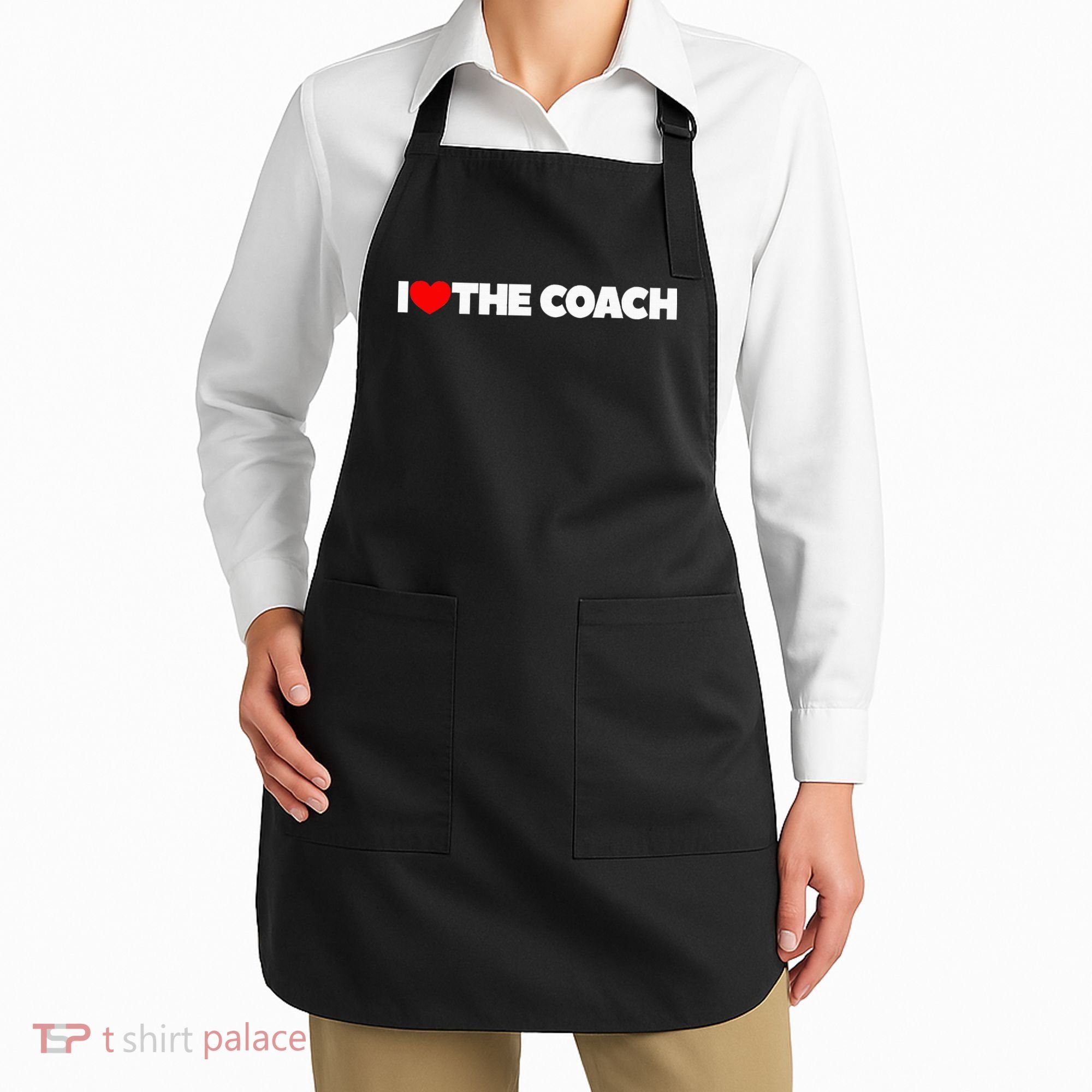 I Love The Coach Apron